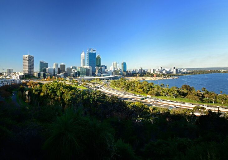 City view of Perth, Western Australia